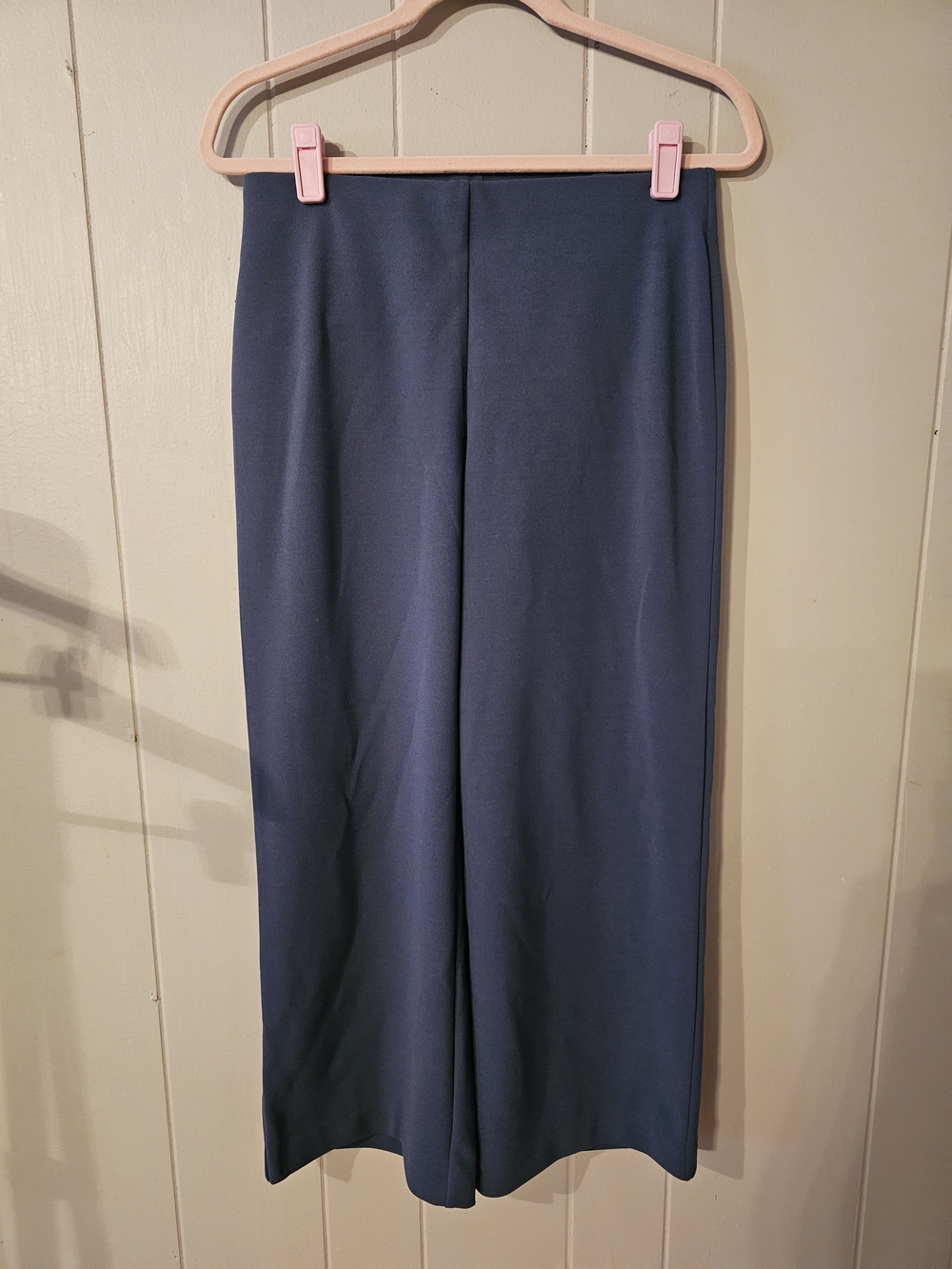 LOFT Classic Navy Wide-Leg Women's Cropped Pant